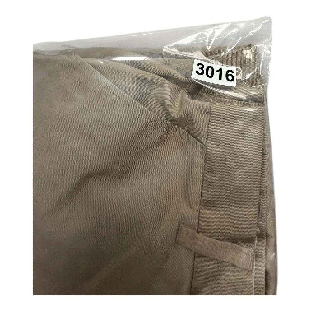 School Uniform Khaki Pants Boys Girls Flat Front‎ Classic Fit Size 30x30